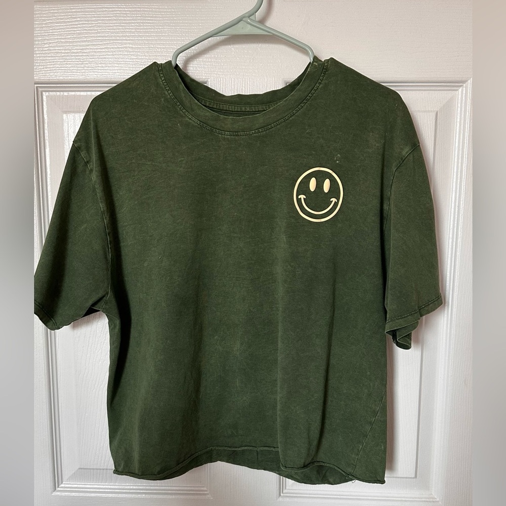 Organic Generation smiley face T shirt size XL